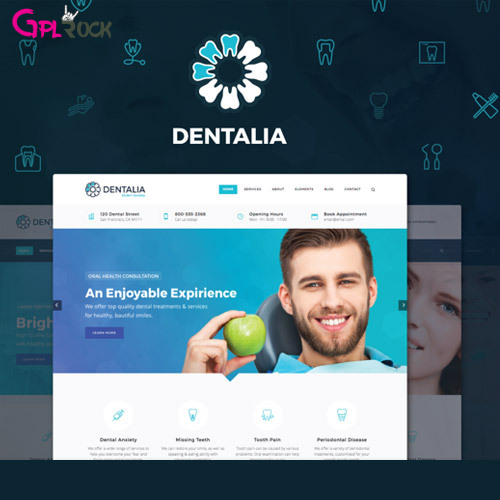 Dentalia | Dentist &amp; Medical WordPress Theme