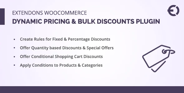 Extendons WooCommerce Dynamic Pricing Plugin &amp; Bulk Discounts
