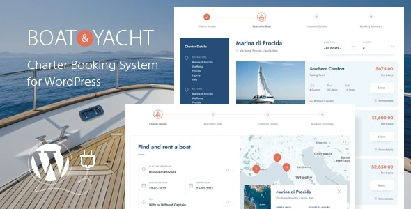 Boat &amp; Yacht Charter Booking System for WordPress