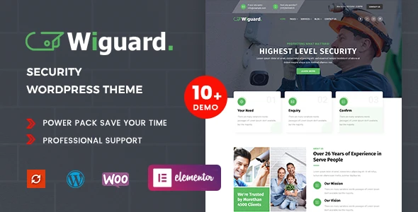 Wiguard – CCTV &amp; Security WordPress Theme