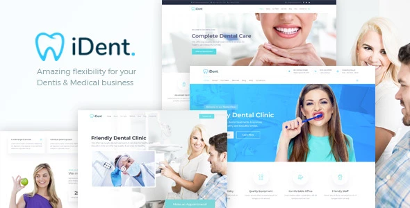 iDent – Dentist &amp; Medical WordPress Theme